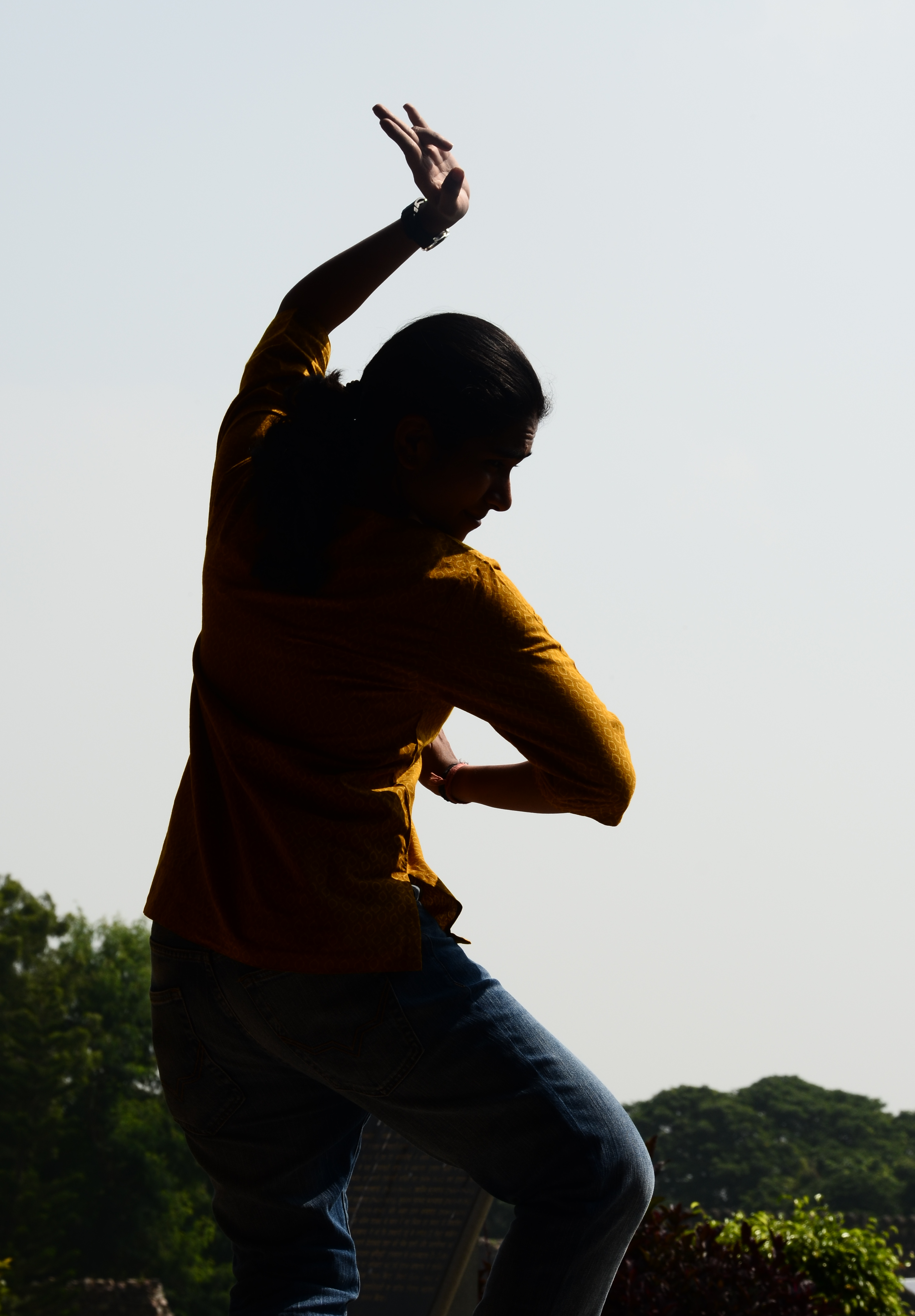 Sruthi Kumar dance outdoors